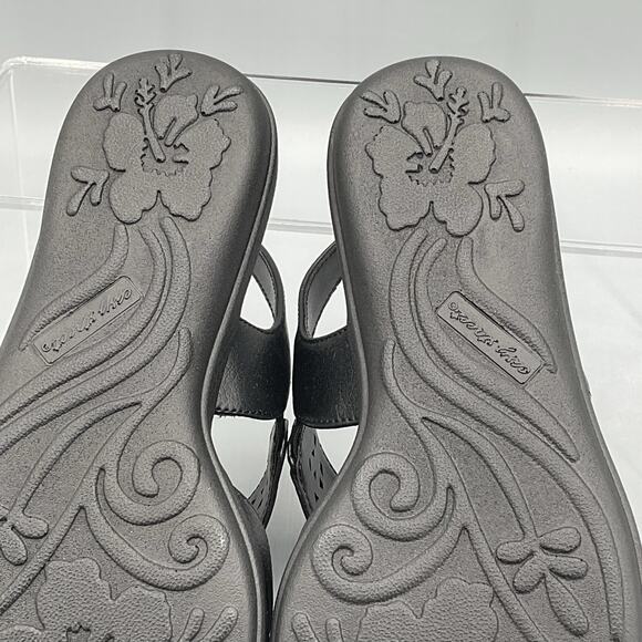 NEW Easy Street Women’s Bolt Slingback Cutout Sandals Black Size 6.5N - Picture 9 of 10